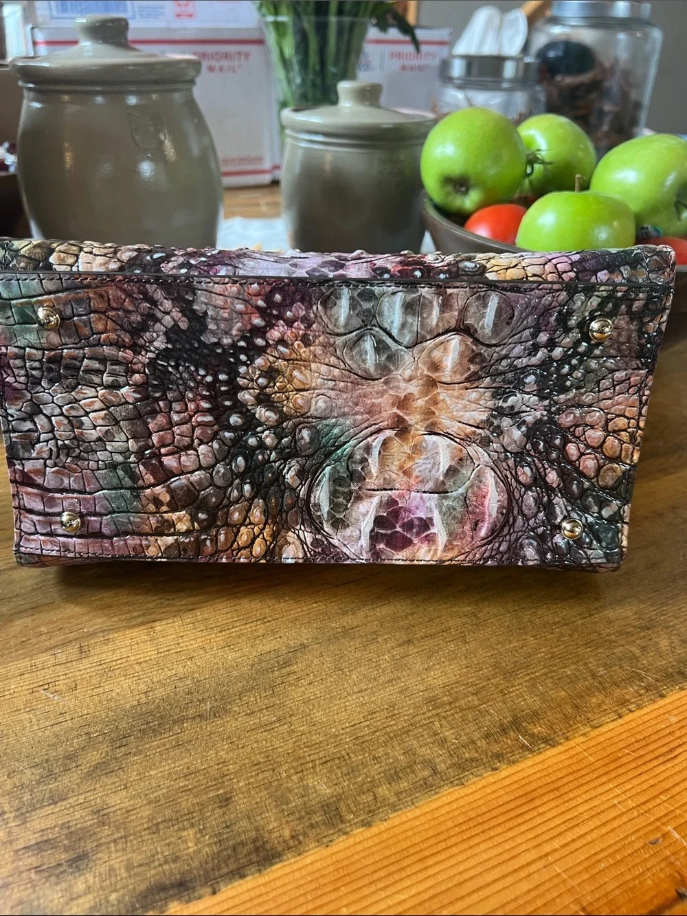 Brahmin Caroline Small Rattlesnake Melbourne nwt